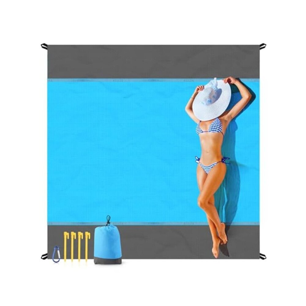 Oversized Waterproof Beach Blanket 79x83 Sandproof Mat